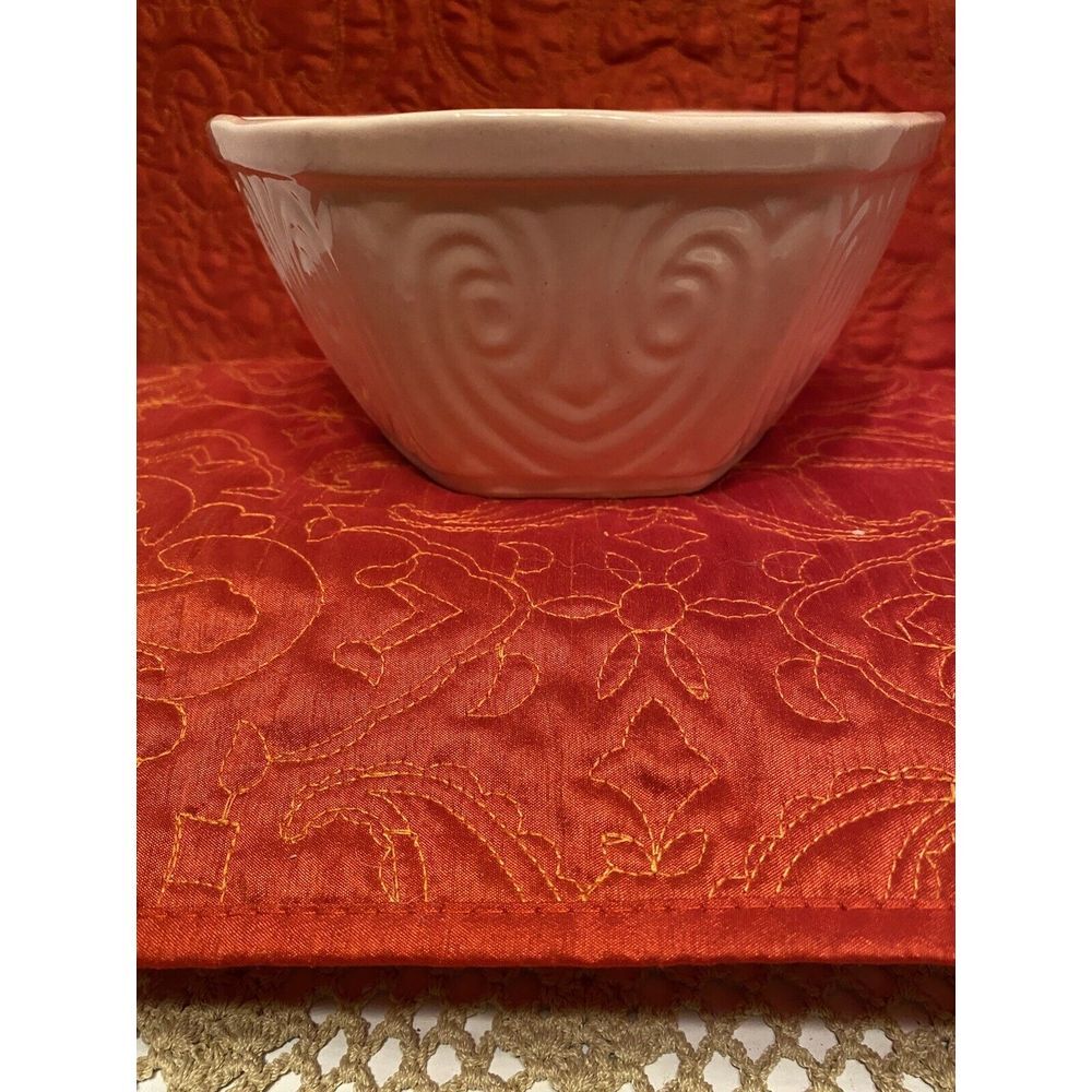 Vintage Ungemach Roseville Planter Pink Art Pottery Hexagonal Mid Century Modern